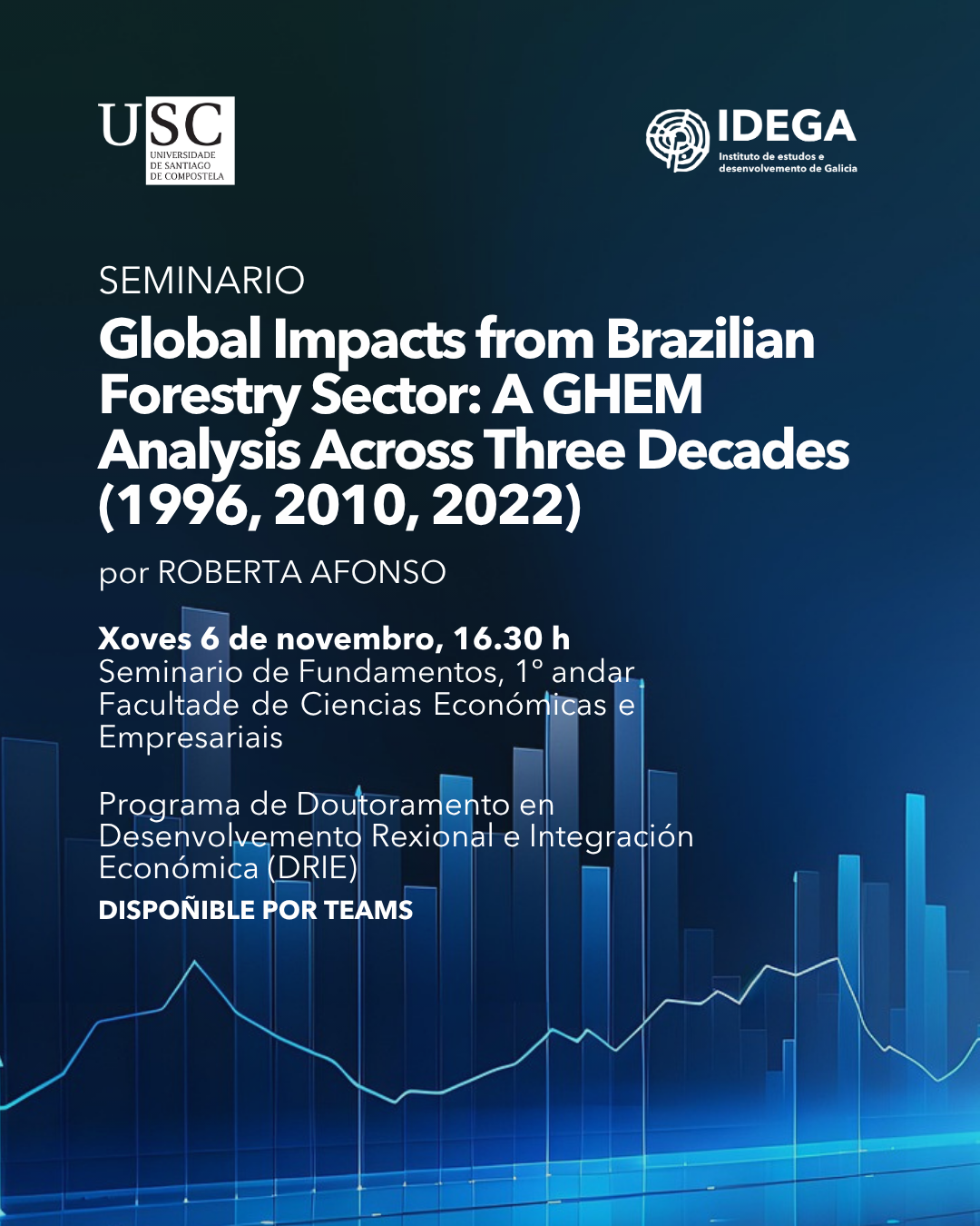 Seminario “Global Impacts from Brazilian Forestry Sector: A GHEM Analysis Across Three Decades (1996, 2010, 2022)” 