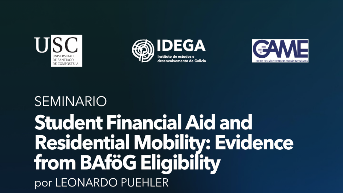 Seminario “Student Financial Aid and Residential Mobility: Evidence from BAföG Eligibility”
